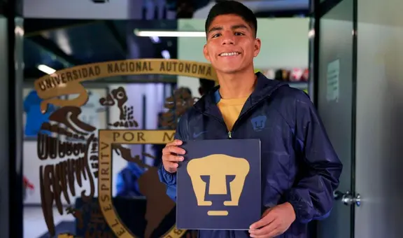 Piero Quispe ganó curioso reconocimiento por parte de Pumas a días de debutar en la Liga MX