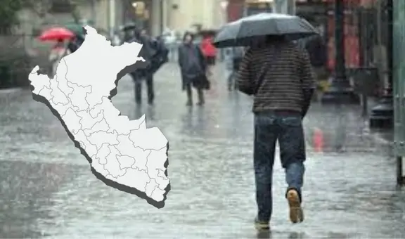 Senamhi advierte fuertes lluvias el 15 y 16 de enero en 19 regiones: ¿cuáles serán afectadas?