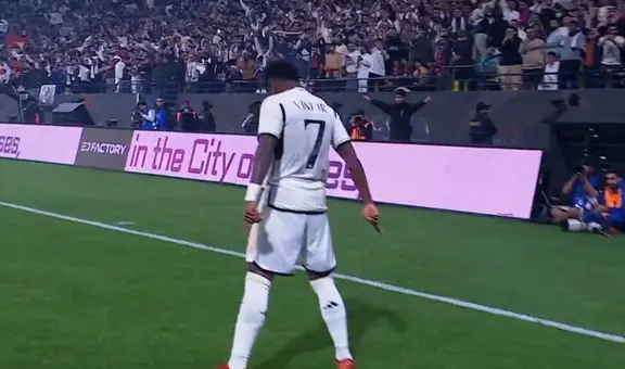 Vinícius Junior destroza al Barcelona: anotó un hat-trick y celebró a lo Cristiano Ronaldo