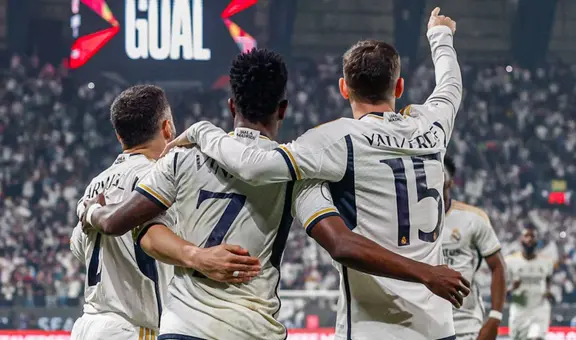 ¡Real Madrid bailó samba ante el Barcelona! Ganó 4-1 y ganó la Supercopa de España