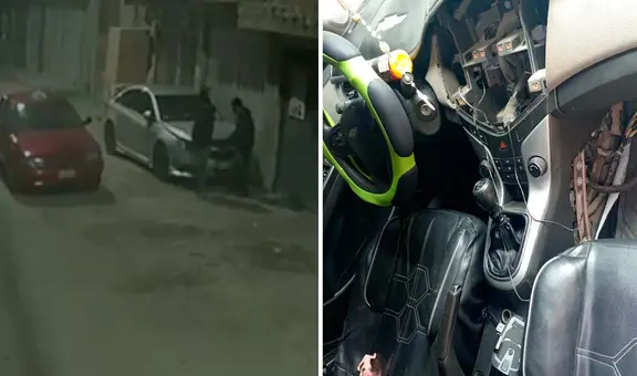 Santa Anita: ladrones desmantelan vehículo que joven utilizaba para mantener a su familia