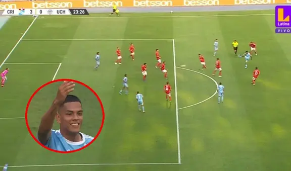 Joao Grimaldo anotó un espectacular golazo desde fuera de área: Cristal gana 3-0 a U. Católica