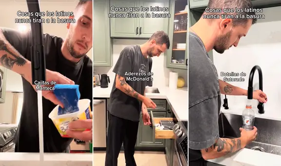 Tiktoker revela lista de objetos que latinos no botan a la basura y le dicen: “Nosotros reciclamos”