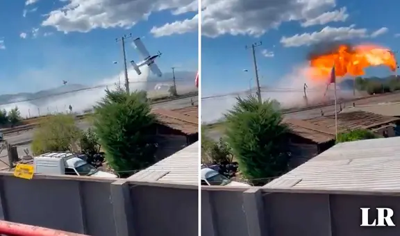 Avioneta se desploma en plena carretera de Chile: piloto murió y hay 4 heridos de gravedad