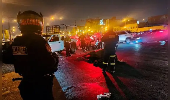 Caballo de la PNP muere tras chocar con vehículo por huir de pirotécnicos en Noche Blanquiazul