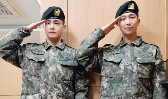 Taehyung y RM de BTS se gradúan como aprendices de élite en su servicio militar en Corea