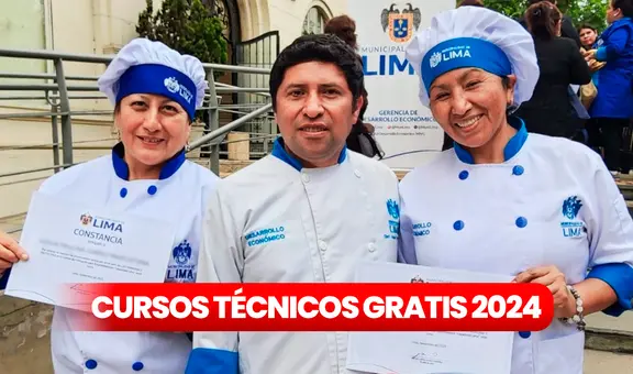 Cursos técnicos gratuitos 2024: capacítate en CONFECCIÓN, pastelería, mecánica y más, ¿cómo inscribirme?