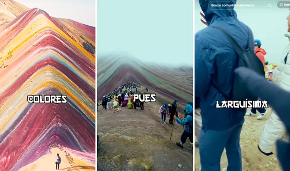 Español sorprendido por gran cantidad de turistas en Montaña de 7 Colores: “Fui en temporada equivocada”