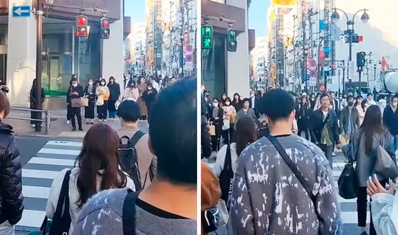 Latino se queda atónito por educación vial de japoneses: “Aunque no pase ningún carro, no cruzan la pista”