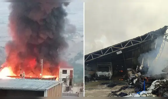 Moquegua: reportan incendio de gran magnitud en un almacén del sector Yaracachi