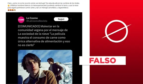 Grupos veganos no “cancelaron” 'La sociedad de la nieve' por cómo representaron el "consumo de carne"