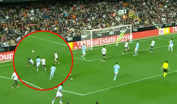 Renato Tapia da magistral pase que termina en gol de Celta e hinchas lo elogian: "Obra de arte"