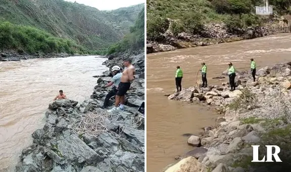 Huancavelica: auto con 6 integrantes de una familia cae al río Mantaro y recuperan un solo cuerpo