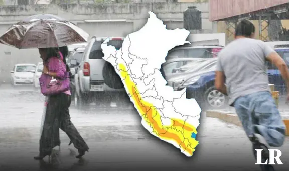 Senamhi advierte de fuertes lluvias del 19 al 21 de enero en 17 regiones: ¿cuáles serán afectadas?