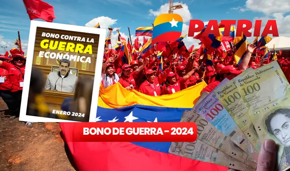 Bono de Guerra Amor Mayor, enero 2024: COBRA HOY nuevo monto mediante Sistema Patria