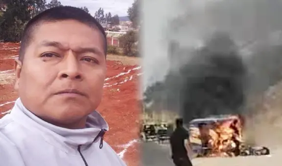 Piura: hombre muere calcinado y sus 3 hijas quedan graves tras accidente de tránsito en mototaxi