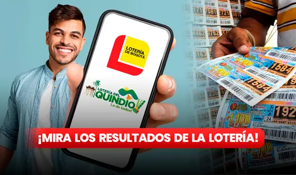¿Cómo jugaron las LOTERÍAS anoche, 18 de enero? Mira los RESULTADOS de los sorteos de Bogotá y Quindío