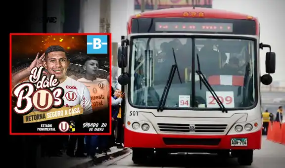 ATU habilita el servicio "Y dale bus" para la Noche Crema 2024: horarios, precios y más