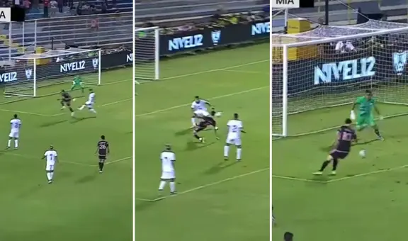 Messi-Busquets-Suárez-Alba casi anotan golazo, pero arquero de El Salvador 'arruinó' la jugada