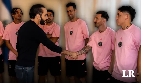 Nayib Bukele se reunió con Lionel Messi previo a un partido del Inter Miami en El Salvador