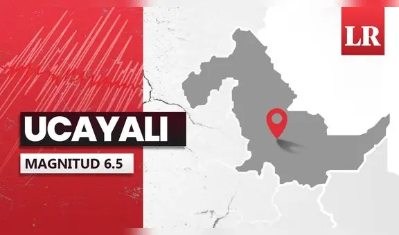 Temblor de magnitud 6.5 se registró hoy en Ucayali, según IGP