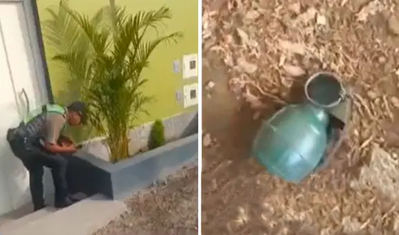 Ate: extorsionadores dejan granada en casa de empresaria y le exigen pago de S/1.000 semanales