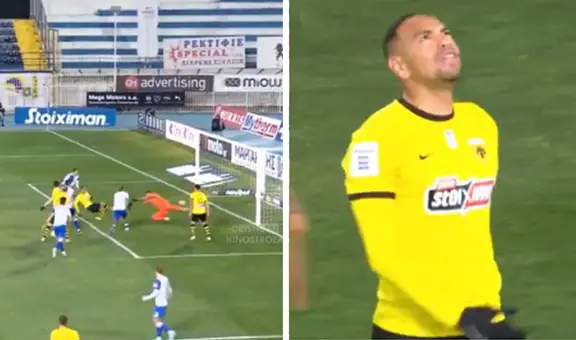 Alexander Callens marcó en goleada de AEK Atenas y quedó a 2 puntos del liderato en Grecia