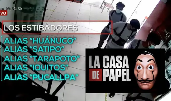 Delincuentes inspirados en 'La casa de papel' sustraen casi S/3 millones en sede del Minjus