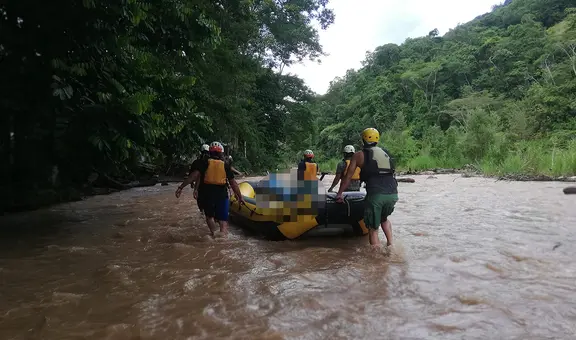 Recuperan 6 de los 7 cadáveres de familiares accidentados en Oxapampa