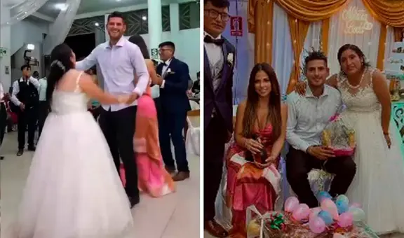 Carlos Zambrano apadrinó la boda palpa de su niñera y se lució bailando huayno