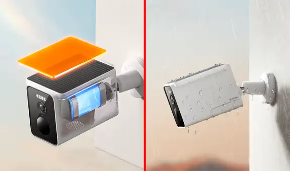 Crean cámara de vigilancia para exteriores que se recarga con luz solar y funciona sin cables