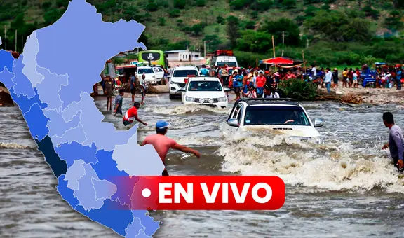 Lluvias en Perú EN VIVO: Senamhi pronosticó fuertes precipitaciones en provincias de Lima y otras 13 regiones