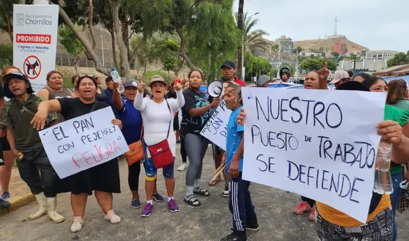 Chorrillos: pescadores artesanales y serenazgos se enfrentan durante operativo