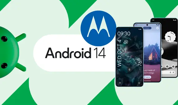 Motorola con Android 14: la lista oficial de teléfonos Razr, Edge y Moto G que se actualizarán