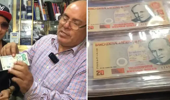 ¿Por qué estos billetes de S/10 y S/20 valen hasta S/300? Coleccionista peruano sorprende con su respuesta