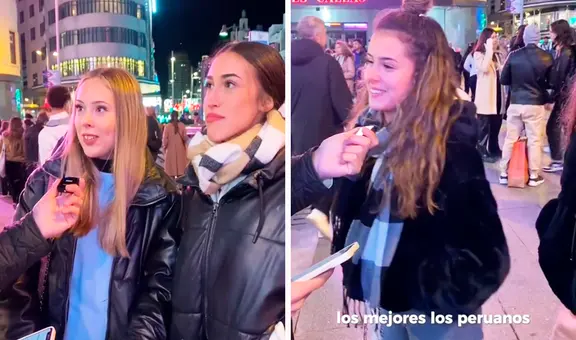 Youtuber pregunta sobre personajes de Perú a españolas y respuesta deja atónitos a miles
