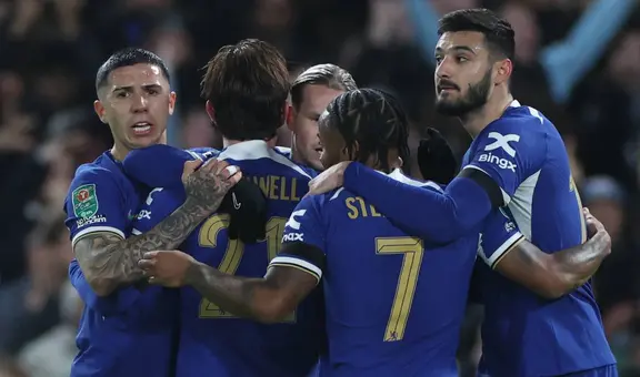 Chelsea goleó 6-1 al modesto Middlesbrough y clasificó a la final de la Carabao Cup