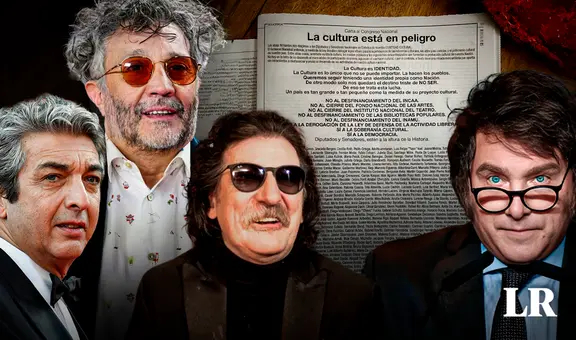 Fito Páez, Charly García, Ricardo Darín y más artistas rechazan las reformas culturales de Javier Milei