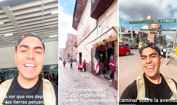 Mexicano revela que solo gastó S/4 en transporte y desayuno al llegar a Cusco: ¿cómo lo hizo?