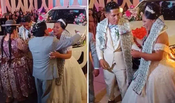 Novios recibieron una camioneta 0 km y una chalina repleta de dólares en Puno: “Se busca jualiqueña”