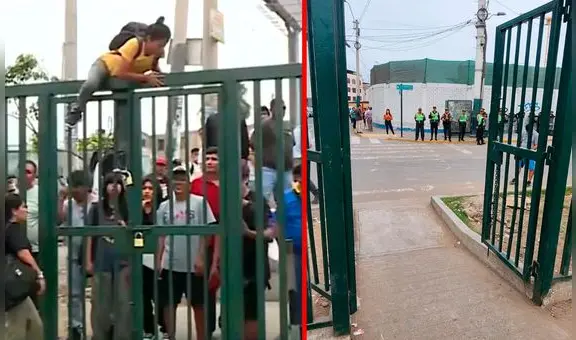Surco: transeúntes trepan y rompen candados de una reja que impedía el libre paso peatonal