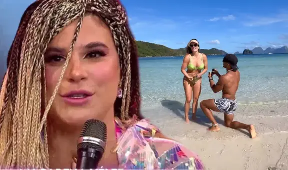 Macarena Vélez se pronuncia sobre futura boda de Said Palao y Alejandra Baigorria: ¿qué dijo?