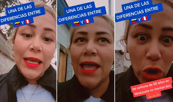 Venezolana revela peculiar diferencia entre Perú y su país: “Las mujeres de 50 años andan en bicicleta”