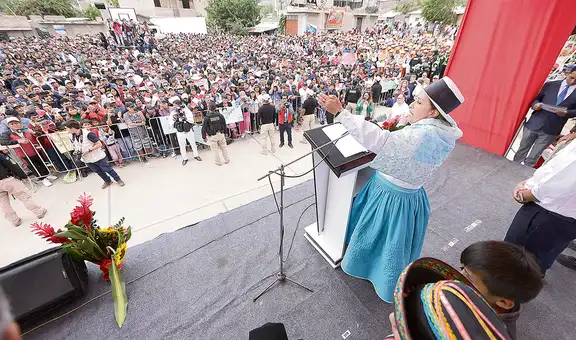 “Señora Dina Boluarte, deje en paz a la población”, le dicen en Puno