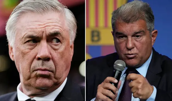 Ancelotti y su tajante respuesta a Laporta por decir que LaLiga y árbitros favorecen al Real Madrid