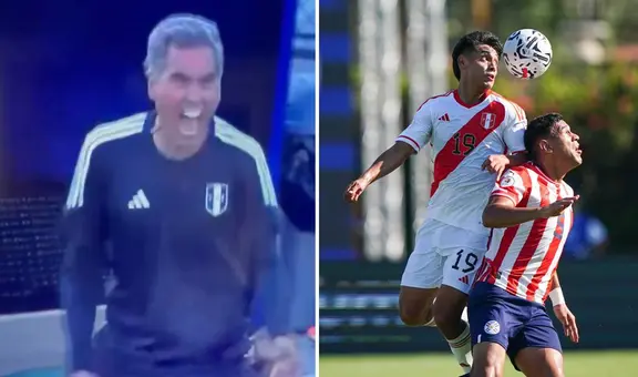 'Chemo' del Solar y su explosiva reacción contra los jugadores de Perú sub-23 durante el partido