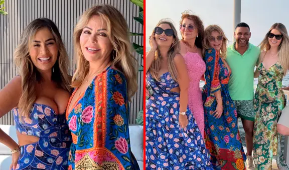 Gisela Valcárcel pasa su cumpleaños 61 en lujoso yate con conductores de ‘América hoy’