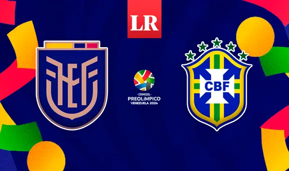 Ecuador vs. Brasil sub-23 ONLINE: ¿a qué hora ver el partido por el Preolímpico Sudamericano?