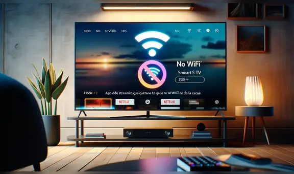 ¿Cómo ver apps de streaming desde tu televisor que no puede conectarse al wifi de la casa?