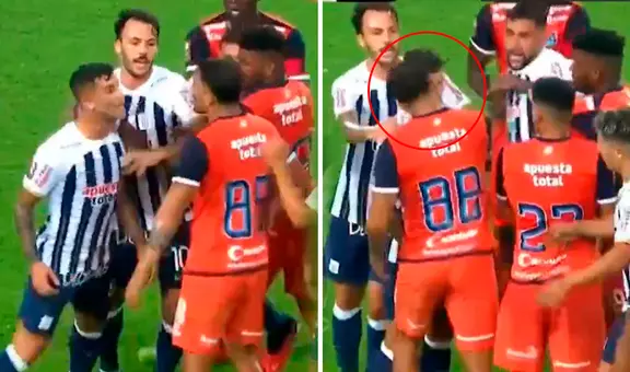 El violento cabezazo de Josepmir Ballón contra Adrián Arregui que no terminó en expulsión